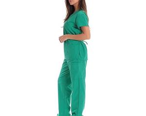 Conjuntos de uniformes médicos de manga corta transpirables y duraderos hechos a medida, uniformes médicos de último diseño para mujeres, uniformes hospitalarios - Product Image 3