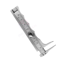 Jauge de poche Vernier en acier inoxydable professionnel de haute qualité 100mm 4 pouces | Outil de mesure à échelle unique pour fil de perle