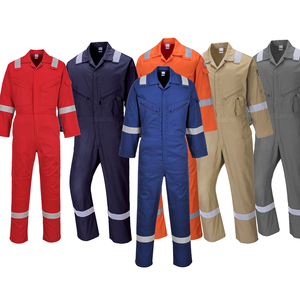 Unisex Safety Coverall Hi-Vis Cotton Overall <b>Fire</b> Retardant Work Wear Reflective Hi Vis Coveralls Engineer Wear Coverall - Product Image 6