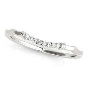 Ensemble de mariage de style antique avec zircon et perle 0,18 ct plaqué or blanc platine pour les fêtes élégant et luxueux - Product Image 1