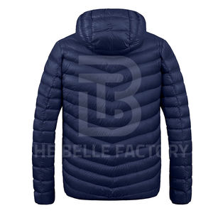 Chaqueta acolchada para hombre más vendida, hecha a medida en Pakistán con cuello levantado, logotipo frontal, tela de lona, precio barato, último diseño - Product Image 2