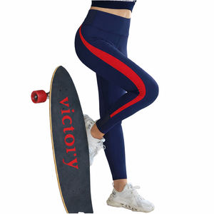 Leggings de sport taille haute pour femme, respirants, extensibles, en nylon et élasthanne, coupe ajustée, pour yoga et fitness - Product Image 3
