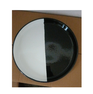 Plaque d'acier pour vaisselle de restaurant Assiette de service Ustensiles de cuisine maison Assiette à dîner de qualité alimentaire Meilleur produit - Product Image 6