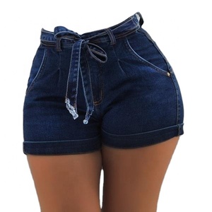 2023 Denim Ladies <b>Jean</b> Shorts Casual Sexy Hip Lift High <b>Waist</b> Denim Short <b>Jeans</b> - Product Image 1