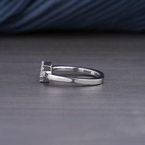 Baguette personalizado Lab Grown Diamond Ring 0.61CT IGI GIA Certified 18K Gold Mujeres Compromiso Boda Joyería fina - Product Image 4