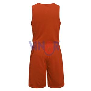 Personnalisé 100% Polyester Tissu Doux Basketball Uniforme Respirant Bonne Qualité Nom de l'équipe Imprimé Sublimation Basketball - Product Image 2