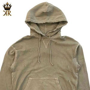 Sudaderas con Capucha de Manga Larga para Hombre, de Alta Calidad, Lavado Ácido, Diseño Sólido Personalizado con Logotipo, 100% Algodón Felpa, Gran Venta - Product Image 2