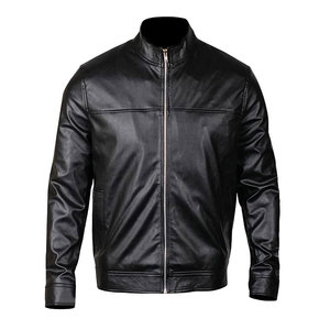 Chaqueta de Cuero Genuino Personalizada para Hombre, Estilo Motociclista con Cremallera, Logotipo Personalizado, OEM, ODM, Venta al por Mayor de Fábrica, Novedad 2026 - Product Image 6