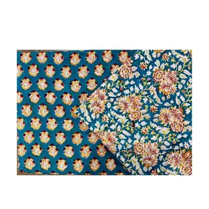 Best Quality Home Textile Flower Printing Cotton Fabric for Mattress Towel and Bedding from Indian Supplier
