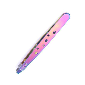Pince à épiler professionnelle en acier inoxydable pour extensions de cils, avec pointe lisse, durable et antistatique, pour cils et sourcils - Product Image 3