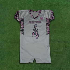 เสื้อซ้อมฟุตบอลวิทยาลัยอเมริกันแบบระเหิดอุปกรณ์ฝึกซ้อมฟุตบอลแบบปรับแต่งได้ผู้ผลิตและผู้จำหน่าย - Product Image 3