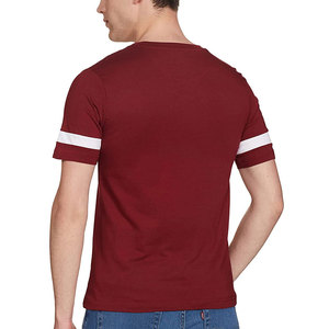 Precio al por mayor 100% algodón hecho cuello redondo personalizado OEM Logo suave y cómodo hombres camiseta - Product Image 2