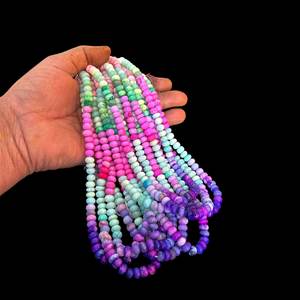 Perles Rondelles Multicolores en Opale Naturelle pour la Fabrication de Colliers et Bracelets – Style Vibrant 2026 - Product Image 3