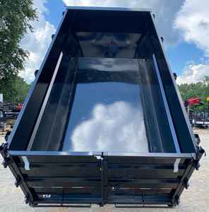 Remorque à benne basculante 7×14 14K, treuil télescopique à 5 étages, boîte à outils Monster, rails, vente en gros propre - Product Image 5