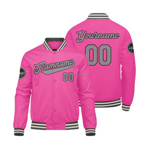 Veste d'université personnalisée faite à la main, manches en cuir de laine de qualité supérieure, col montant, broderie, décoration, Patches-MCACVJ-52 chenille - Product Image 1