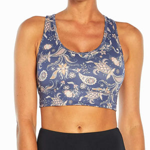 Sujetador deportivo elástico para mujer de buena calidad, Sujetador deportivo de sublimación de secado rápido suave transpirable multicolor a precio razonable - Product Image 1