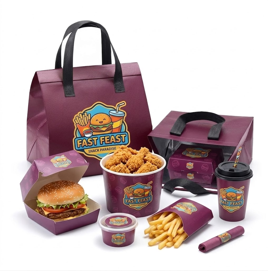 Boîte à burger en carton personnalisée
