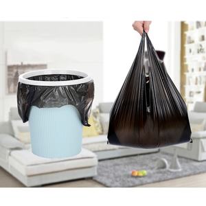 Bolsa de basura de espesor personalizado fabricada en Vietnam con asa bolsa de compras de plástico fuerte con precio de impresión de huecograbado - Product Image 2