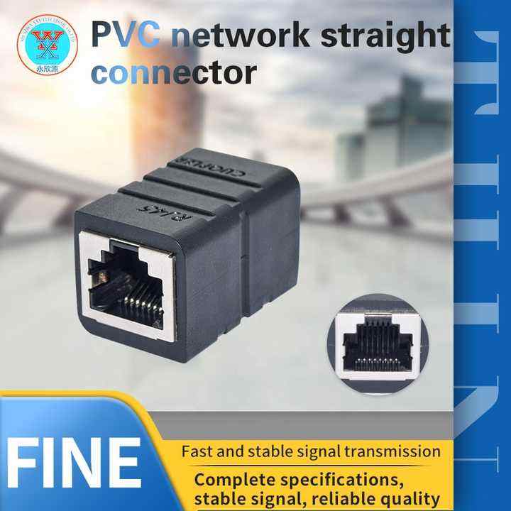 Y2RJ45-A Cat6 RJ45 Ethernet Coupler Adapter Female to Female Network Extension