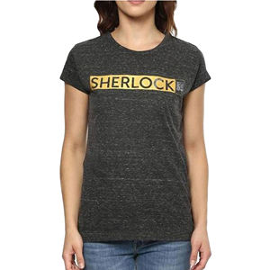 Camiseta ecológica con estampado personalizado para mujer, cuello redondo, manga en contraste, dobladillos, botones bordados, decoraciones, último comprimido - Product Image 5