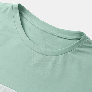 T-shirts d'été unisexes pour hommes longs tricotés respirants et légers avec des logos imprimés à manches courtes col rond vêtements d'été - Product Image 5
