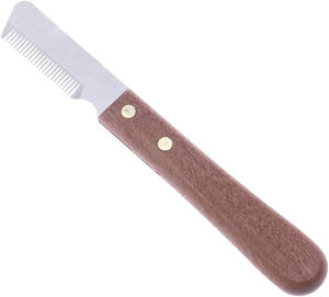 Cuchillo pelador con mango de madera, cuchillo pelador de acero inoxidable personalizado para perros y Mascotas - Product Image 1
