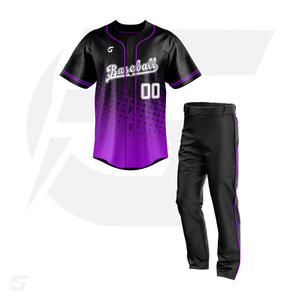 Custom Fashion Baseball Shirt Short Sleeve Sportswear Baseball Jersey Button <b>Down</b> Baseball Uniform Made in Pakistan - Product Image 5