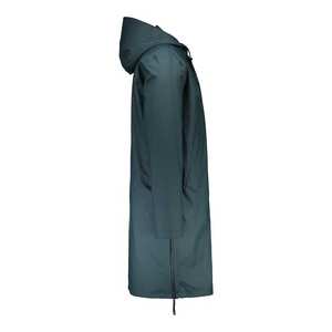 High Quality <b>Lightweight</b> Canvas Polyester Hard Shell Casual Solid Stand Front <b>Rain</b> Suit Men <b>Women</b> Zipper Windproof Waterproof - Product Image 3