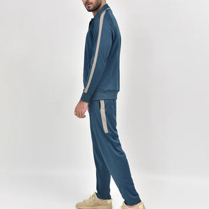 Logo personnalisé Vente en Gros de Modèles pour Hommes Sports Fitness Gym Jogging Jogging Ensemble Deux Pièces Survêtement Survêtements pour Hommes - Product Image 6