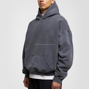 Sudadera de Alta Calidad Estilo Urbano, 500 Gsm, Sudadera Extra Grande, Sudadera Gruesa, Sudadera con Capucha de Algodón Personalizable con Logotipo - Product Image 1