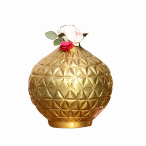 Jarrones de Metal Plateados con Acabado Antiguo para Flores, Jarrones Decorativos para Interiores y Exteriores, Recipientes para Flores - Product Image 6