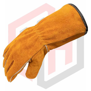 ถุงมือเชื่อมหนังแกะป้องกันส่วนบุคคล, ถุงมือทำงานทนทาน - Product Image 2