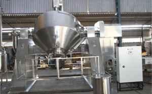 เครื่องผสมอาหารแบบกรวยคู่ สแตนเลส ความจุขนาดใหญ่ สำหรับผสมผงอาหาร แป้ง น้ำตาล โกโก้ แป้งสาลี ผสมอย่างสม่ำเสมอ - Product Image 4