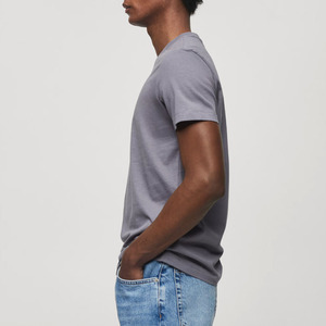 Camisetas en blanco de algodón de estilo personalizado 100% para hombres, camisetas deportivas Premium para hombres, ropa de calle, camiseta para hombres - Product Image 5