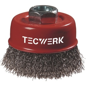 แปรงขัดถ้วย D.80 มม. ลวดหนา 0.3 มม. STA 8500min- TECWERK - Product Image 1