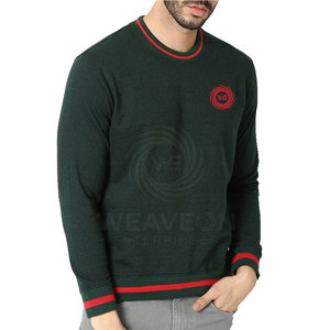 Servicio OEM, Suéteres de Punto de Algodón 100% de Alta Calidad para Hombre, Invierno, Transpirables, Diseño Personalizado, Venta al Por Mayor - Product Image 2