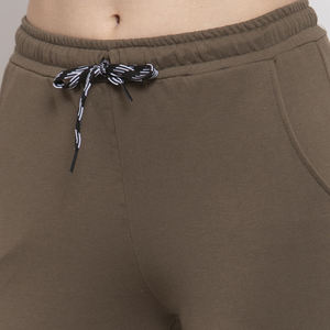 Sports modernes de haute qualité pour l'automne/hiver décontracté solide tricot Logo personnalisable surdimensionné confortable ensemble de survêtement pour femmes - Product Image 5