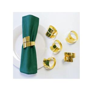 Designer <b>metal</b> napkin <b>rings</b> <b>for</b> dining table reusable durable decorative holders <b>for</b> home and banquet use - Product Image 6