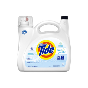 Detergente líquido Tide Free & Gentle en botellas grandes disponible para supermercados y distribuidores - Product Image 6