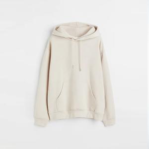 Chándal de dos piezas con logotipo personalizado para mujer de alta calidad, Sudadera con capucha y pantalones de chándal con patrón sólido blanco para uso deportivo de otoño - Product Image 4