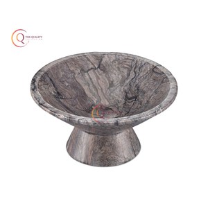 Vente chaude Marbre Bol De Service Décoratif De Table Fruits Snacks Dessert Marbre Plateau De Service Hôtels Et Restaurants Japonais - Product Image 1
