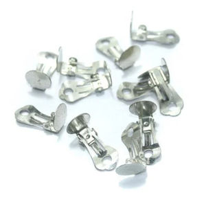 Pendientes de Clip Plateados y Dorados Más Vendidos al por Mayor, Material de Hierro, Tamaños Surtidos, Empaquetados en Caja para la Fabricación de Joyas - Product Image 5