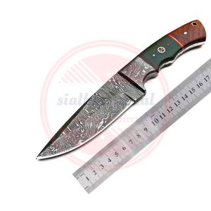 Couteau Skinner Professionnel en Acier Inoxydable Damas Fait à la Main avec Manche en Bois \ Couteau Skinner de Haute Qualité - Product Image 3