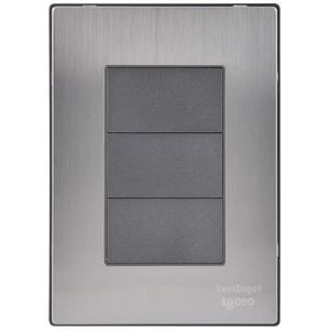 แผ่นเปล่า, MXIUF-001, 1 ชิ้น, แผ่นเปล่า, สีเงิน/อ็อกซ์ฟอร์ด, สแตนเลส/พีซี - Product Image 1