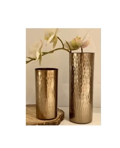 Jarrón de Metal Grande de Diseño Costero Ecológico, Moderno y Alto, Resistente al Óxido, Decoración para el Hogar, Suministros de Jardín para Bodas - Product Image 6