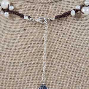 Perle noire et perles de cristal collier papillon lien collier femmes mode bohème pour mariages anniversaire écologique - Product Image 3