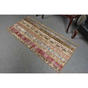 พรมตุรกี2.5ชิ้นแบบปะต่อสีเบจผ้าขนสัตว์แอบสแตรกต์สำหรับวัยรุ่นดีไซน์ห้องโถงสี่เหลี่ยมผืนผ้าสำหรับห้อง - Product Image 4