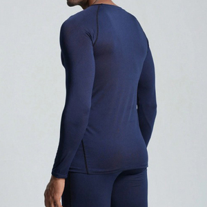Camiseta de Compresión de Manga Larga para Hombre, Secado Rápido, Protección UV, Ajustada, para Entrenamiento, Running, Gimnasio y Deportes - Product Image 3