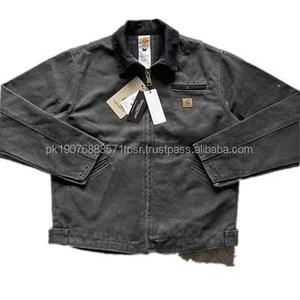 Veste en denim lavé de haute qualité, style automne Kaha Detroit Heavy Industry, classique américaine pour hommes et femmes - Product Image 2