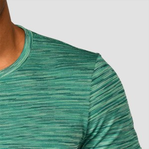 T-shirt de sport en polyamide pour hommes-Léger, évacuant l'humidité et respirant pour la course à pied et les séances de gym - Product Image 5